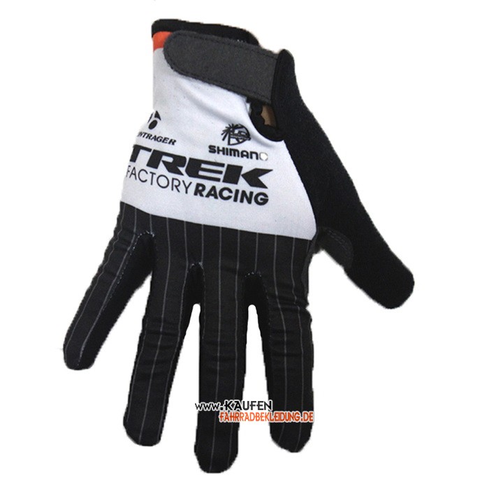 2020 Trek Factory Racing Lange Handschuhe Shwarz Wei